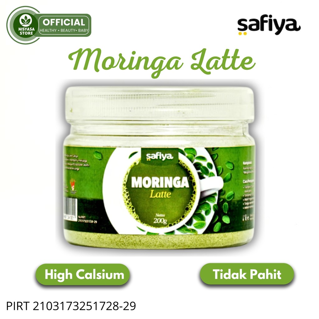 

Safiya Moringa Latte Bubuk Minuman Daun Kelor 200 Gram