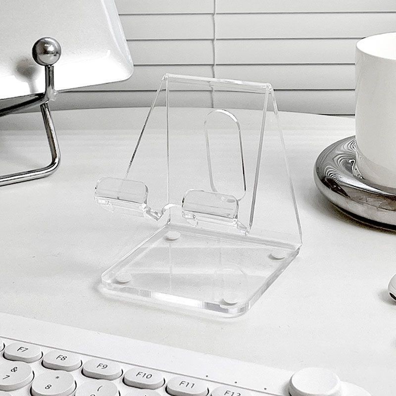 

Transparent Phone Stand, Minimalist Ins Style, Creative Thickened Tablet Holder