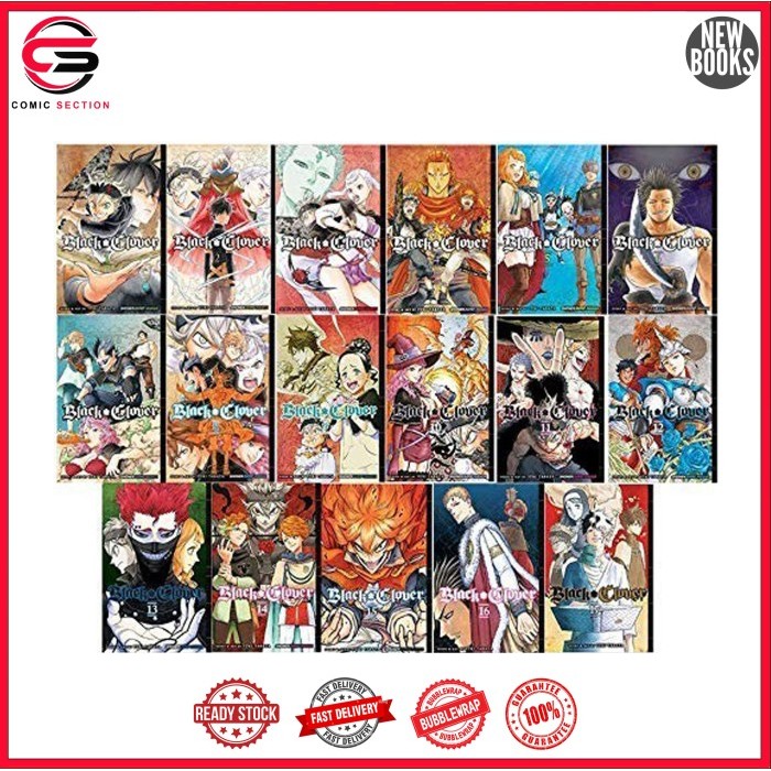 Black Clover manga, (36 Book series)