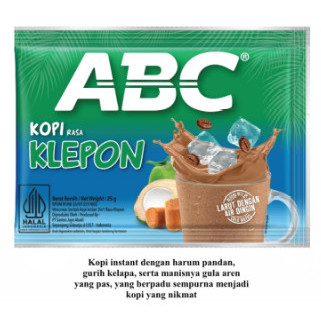 

Kopi ABC Klepon 25gr 10 Sachet