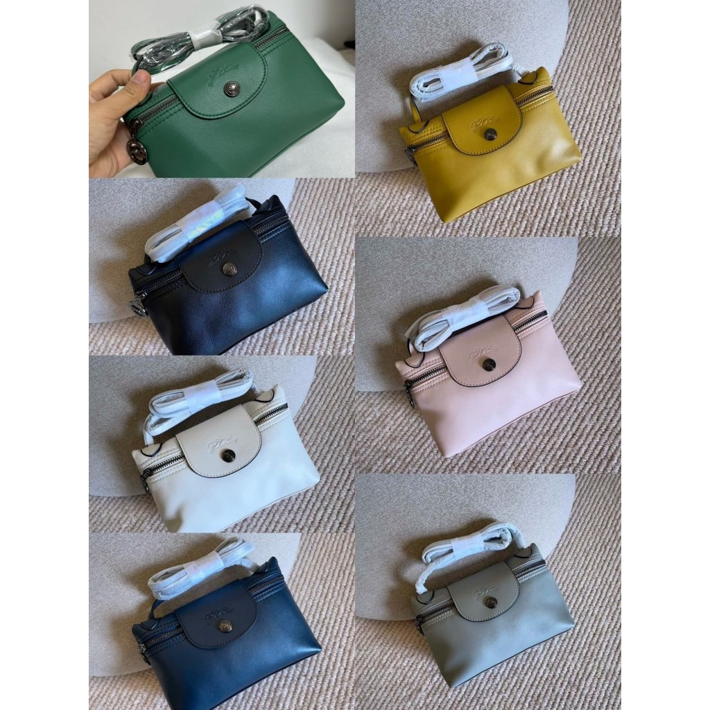 Original LC Women's Mini Cowhide Handheld One Shoulder Crossbody Bag