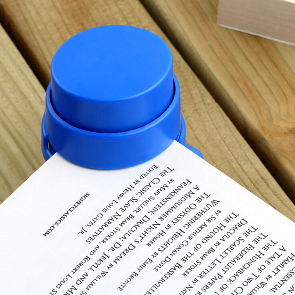 

1 Pc No Nails No Staples Stapling Machine Book Stapleless Paper Stapling Without Free Staple Stapler