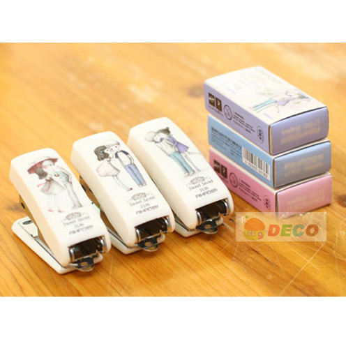 

1set New Cute Stapler with one box Staples Good quality staplers set Office supply( ss-6367-1)