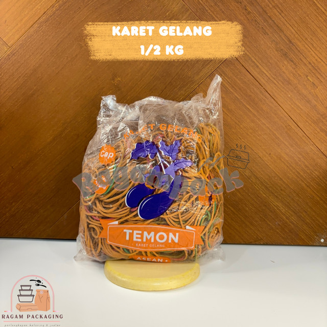 KARET GELANG 1/2 KG / KARET TEMON / KARET GELANG KILOAN / KARET GELANG KUAT