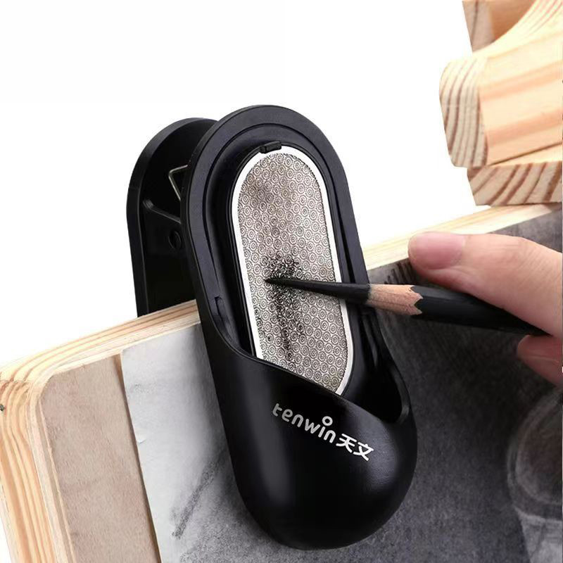

Multifunction Pencil Lead Grinder Pencil Sharpener Painting Clip Holder Art Supplies for Artist Students Kid Fixed Drawing Board