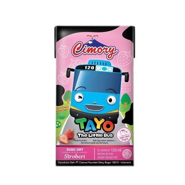 

HPM - CIMORY UHT MILK STRAWBERRY 125 ML - SUSU CBY