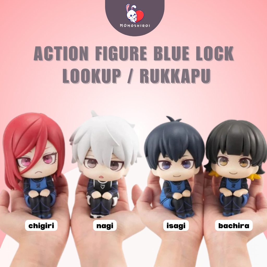 Blue Lock Isagi Nagi Bachira Chigiri LookUp / Rukkapu Action Figure