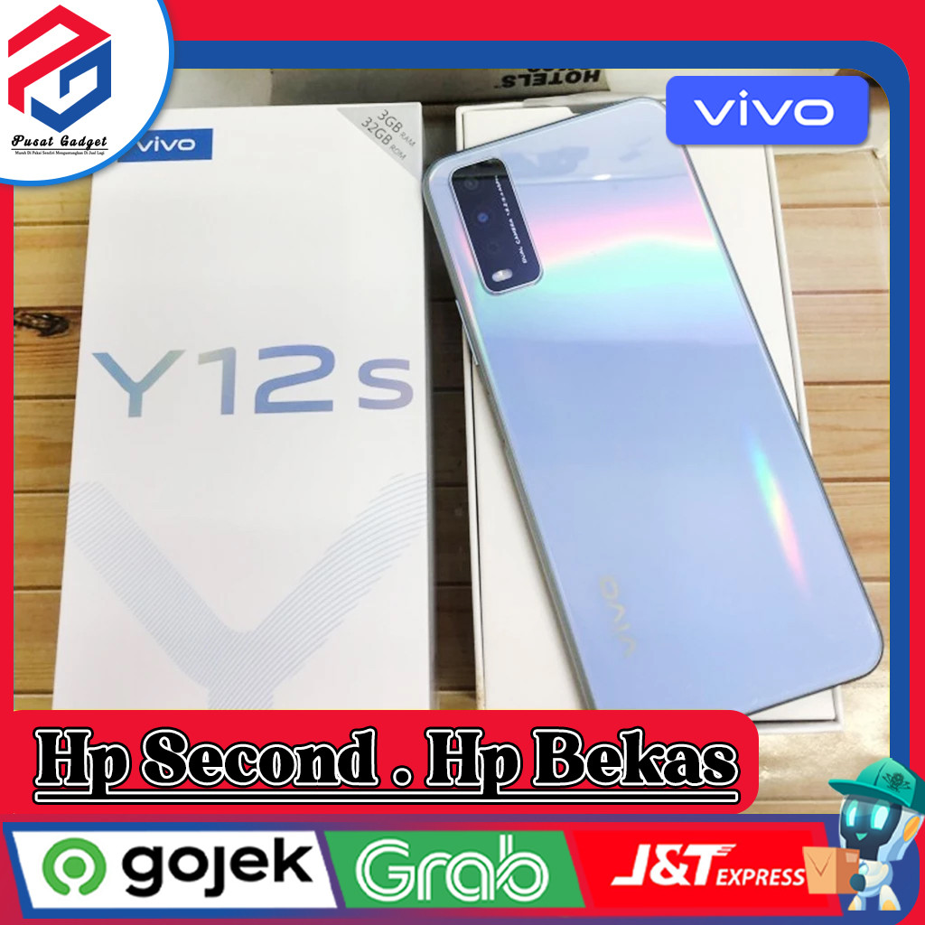 Vivo Y12s Ram 3 Rom 32GB Second Pusat Gadget