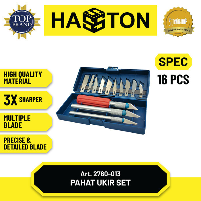 

Hasston Pahat Ukir Set / Precision Knife Set (2780-013)