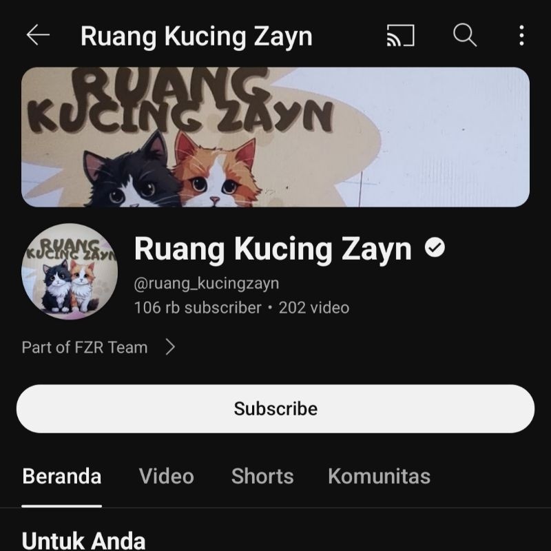 AKUN YOUTUBE 106k SUBSCRIBER PENAYANGAN TINGGI