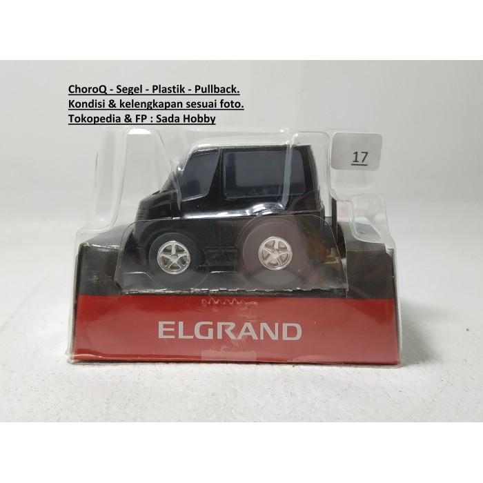 Choro Q ChoroQ Nissan Elgrand Hitam Official Dealer Box