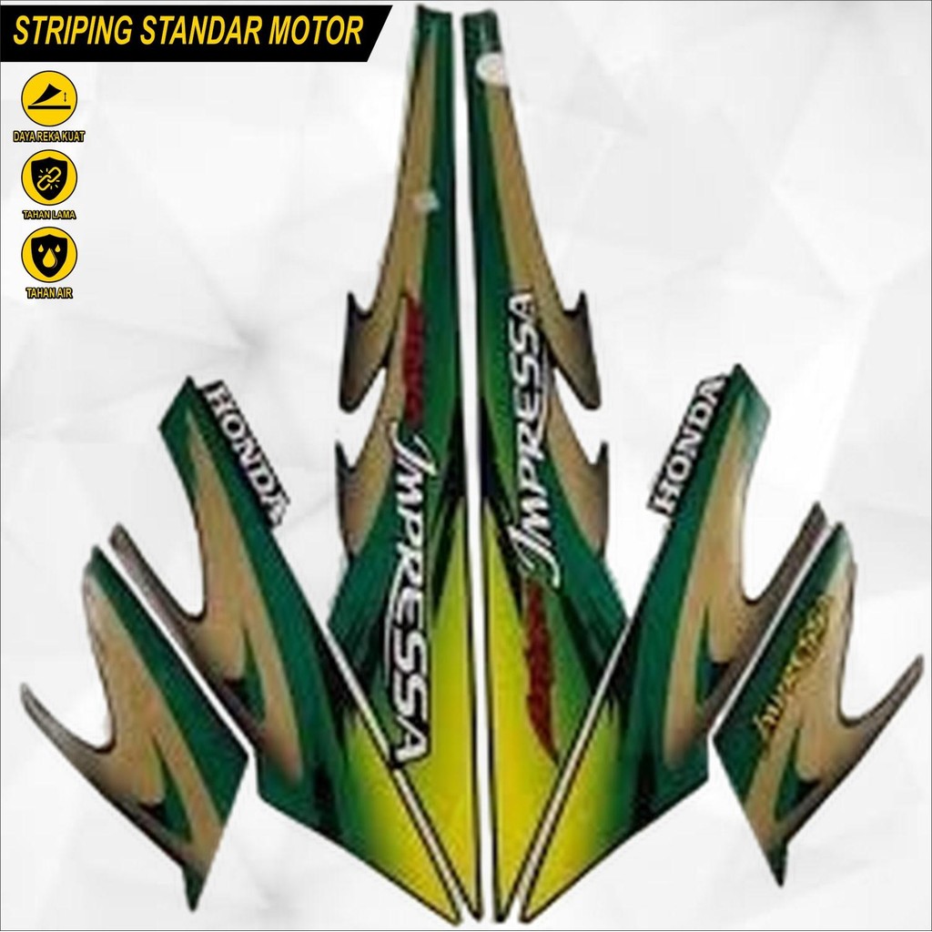 Stripping Stiker Sticker Strip Lis Honda Astrea Impressa 1999 2000 Striping Les Astrea Impressa Hija