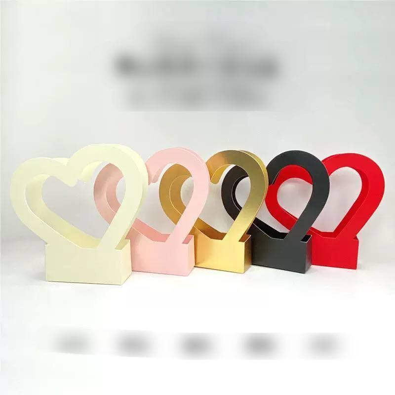 

BOX FLOWER PACKAGING BOUQUET BUNGA MOTHERS DAY/BOX FLOWER BENTUK LOVE PAPER/PACKAGING BOX FLORIST/HANDBAG HEART FLOWER GIFT BOX