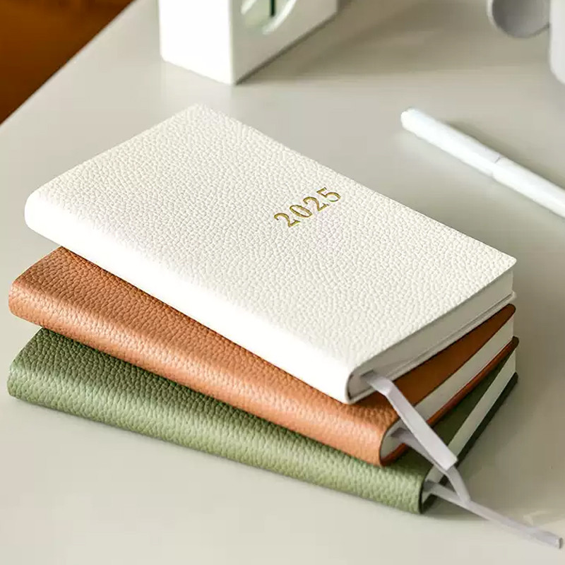 

Portable 2025 Daily Weekly Planners A6 Schedule Notebooks Portable 365 Days Calendar Journal School Office Supplies Agenda
