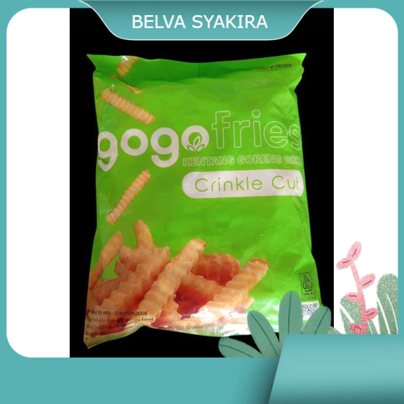 

GOGO Fries Cringkle Cut 1 Kg