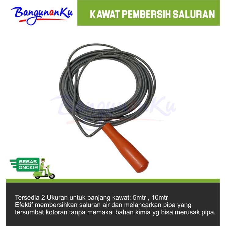 Kawat Pembersih Saluran Got /Kawat Sumbat / Alat Pembersih Saluran / Kawat Drainase