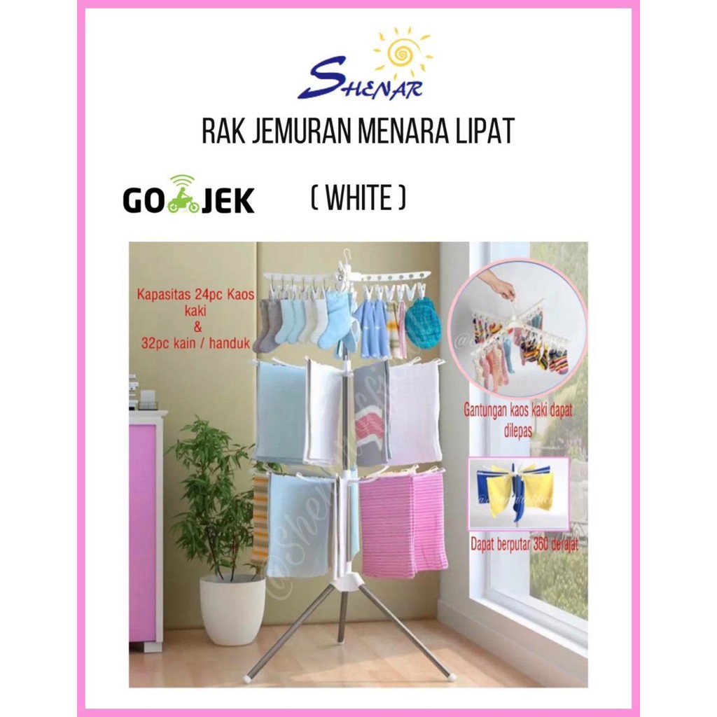 RAK JEMURAN MENARA LIPAT / RAK JEMURAN / RAK JEMURAN LIPAT / RAK LIPAT / STAND HANGER