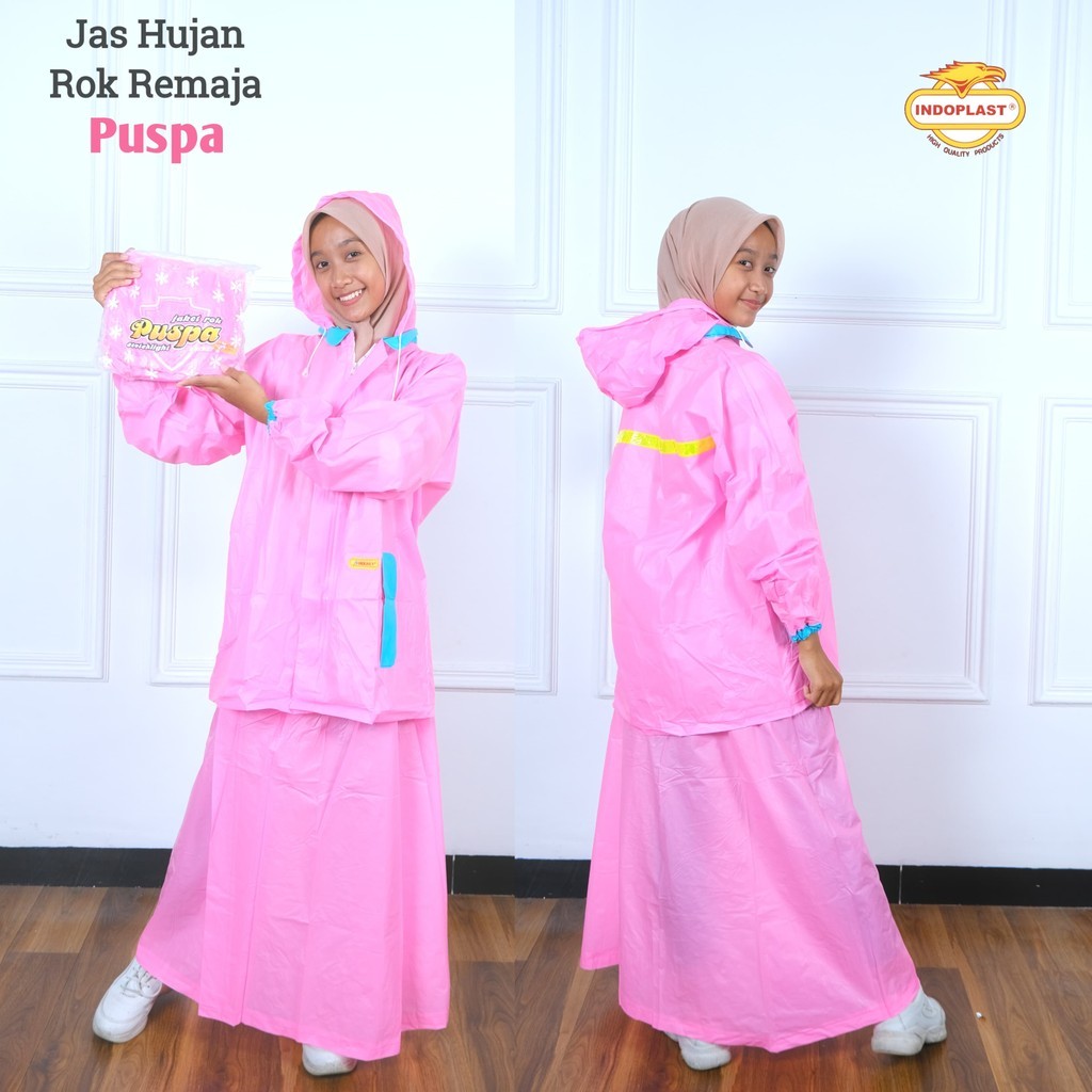 [Tiara Kencana]   Jas Hujan Jaket Rok Puspa Indoplast