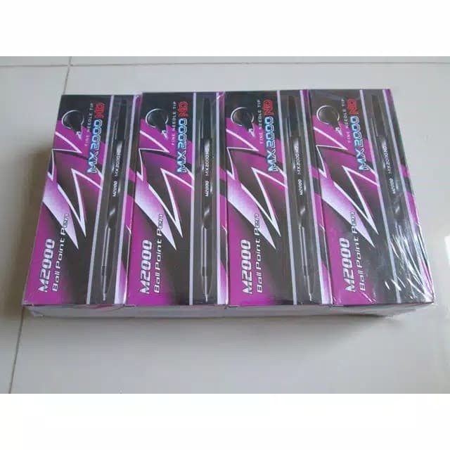 

[NEW] Pulpen Murah M2000 warna hitam 144pcs