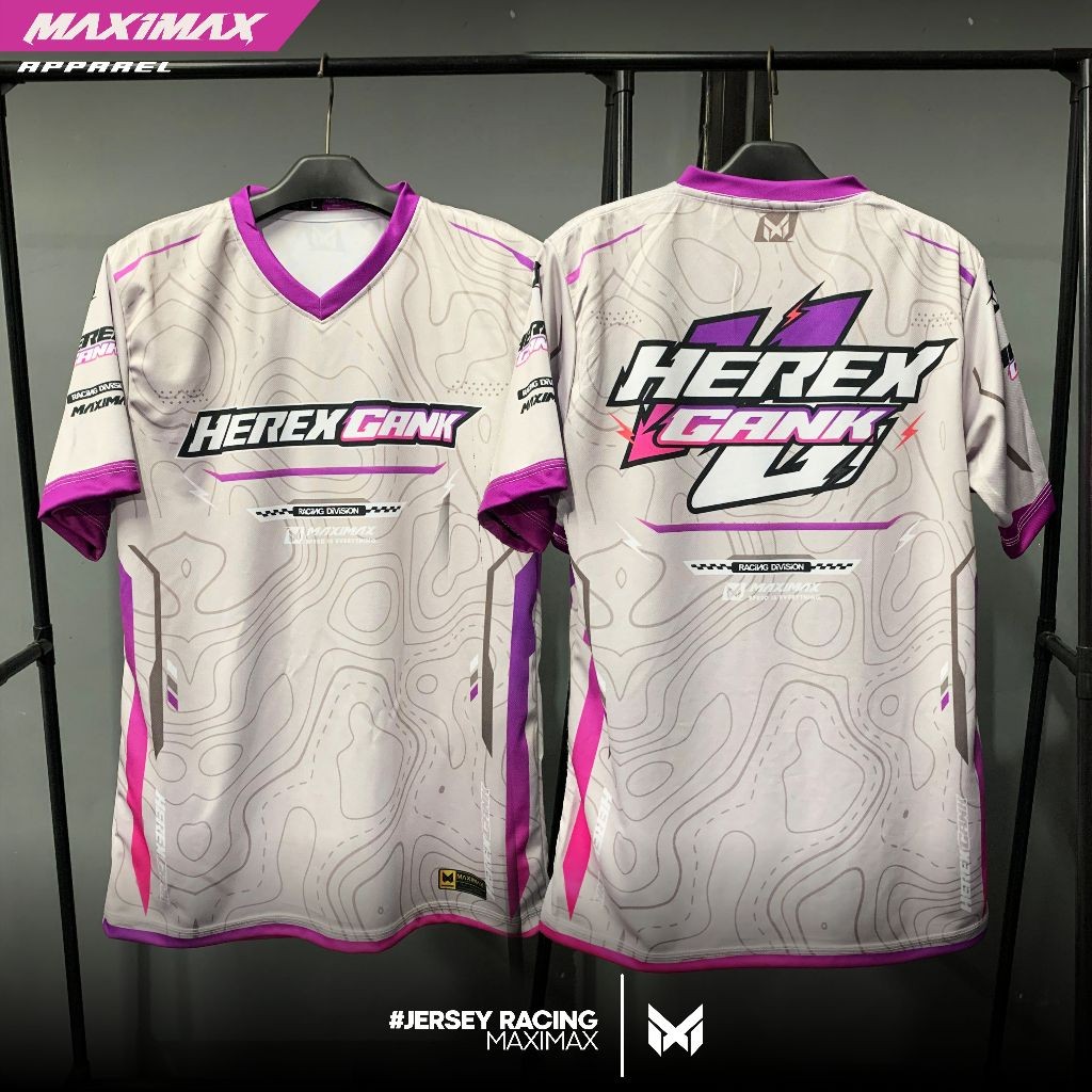 JERSEY RACING / jersy balapan JERSEY RACING | Jersey Herex Gank abu |  Premium - Maximax Apparel