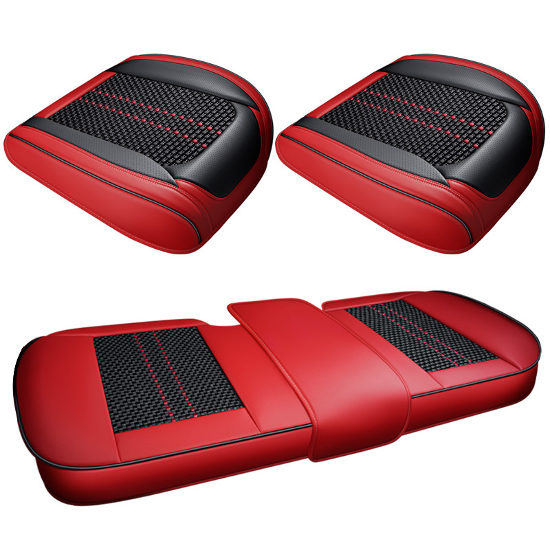 Leather Front Car Seat Protectors Covers Cushion Luxury Waterproof For mercedes w204  angan cs35 plu