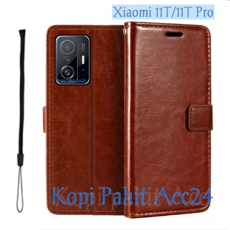 Case Untuk Hp Xiaomi Mi 11T Mi 11T Pro Flip Cover Wallet Sarung Hp Casing Dompet Flip Magnet