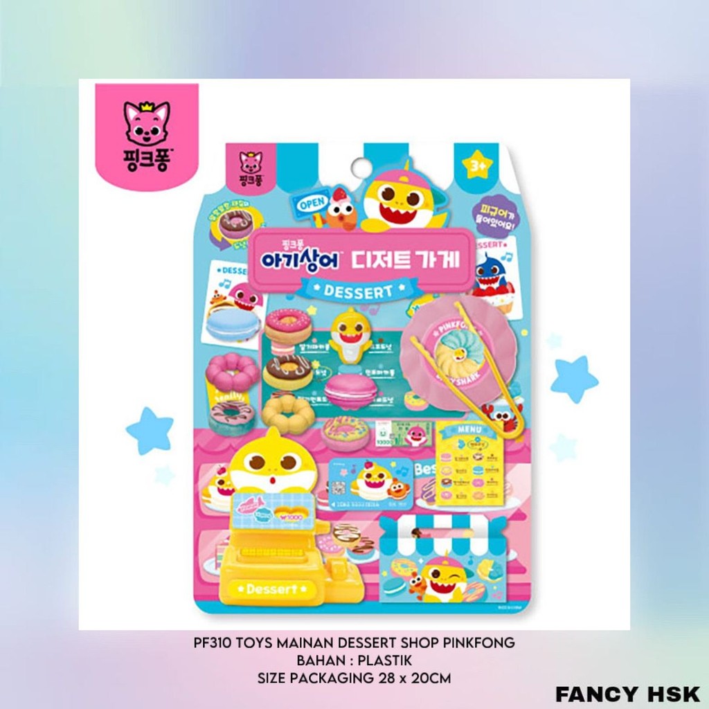 KOREA TOYS MAINAN DESSERT SHOP PINKFONG PF310
