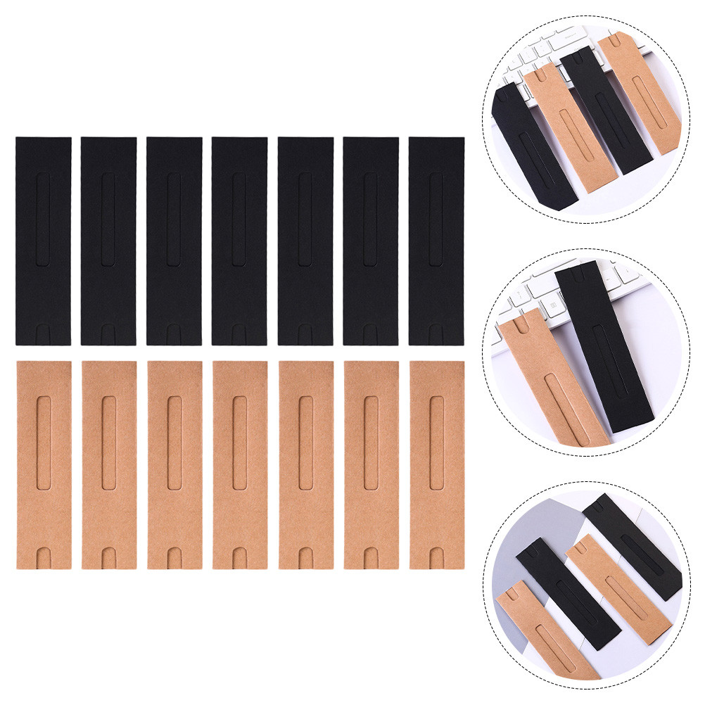 

Single Pen Holder Bags for Packaging Pencil Pot Kraft Paper Sleeve Button Box Case