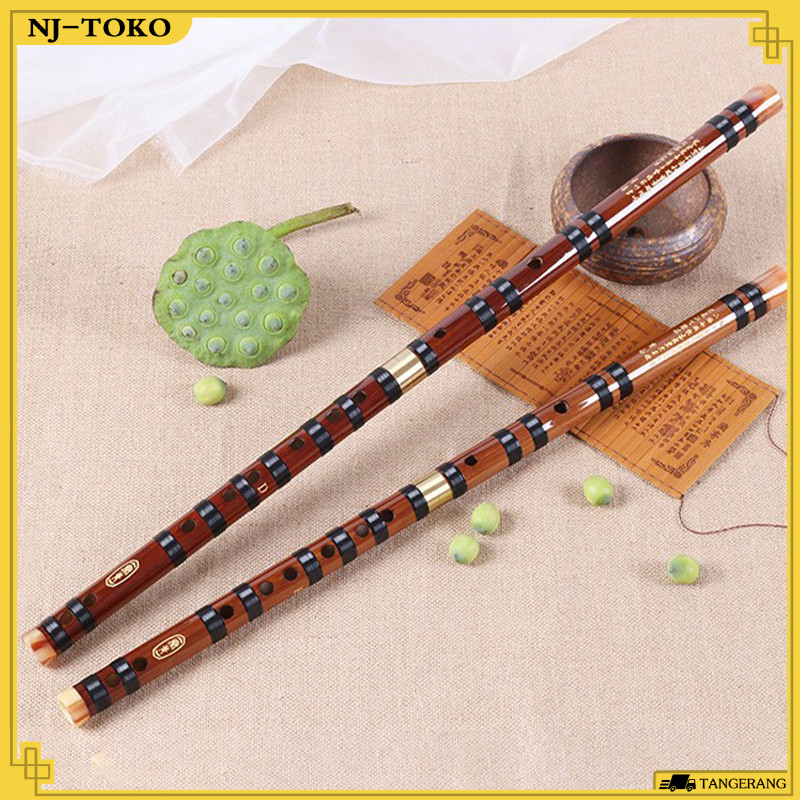 Seruling Bambu Kualitas Tinggi Alat Musik Flute Tahan Lama Bamboo Flute