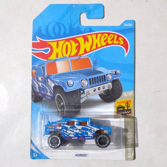 SR99 Hotwheels Hot Wheels Humvee Hummer biru Treasure Hunts Reguler 2019