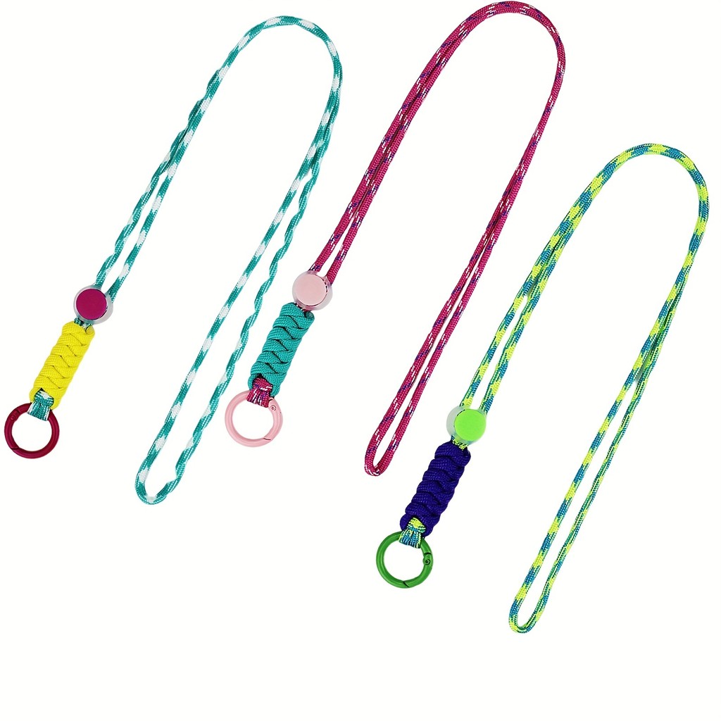 

1pc Adjustable Heavy Duty Braided Neck Lanyard for ID Badge,Keys, Keychain,Phone,Gift for Women,Men,Staff.
