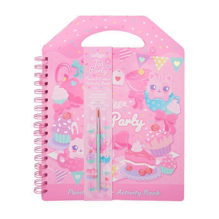 

Smiggle Tea Party Activity Book - IGL401280PNK
