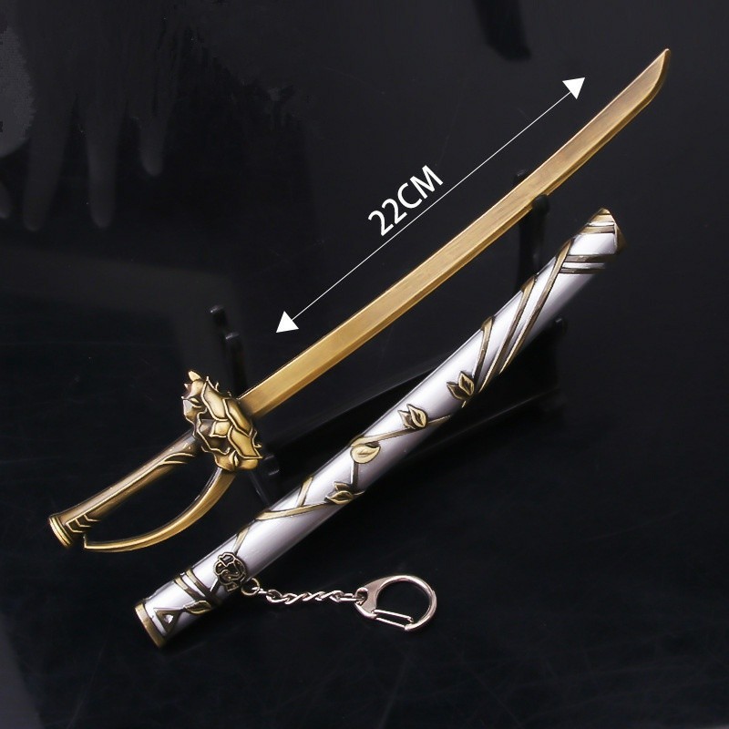 Gantungan Kunci & Tas Pedang Anime Super Hero Aotu World Jin - Asli Import - Koleksi Pajangan Hiasan