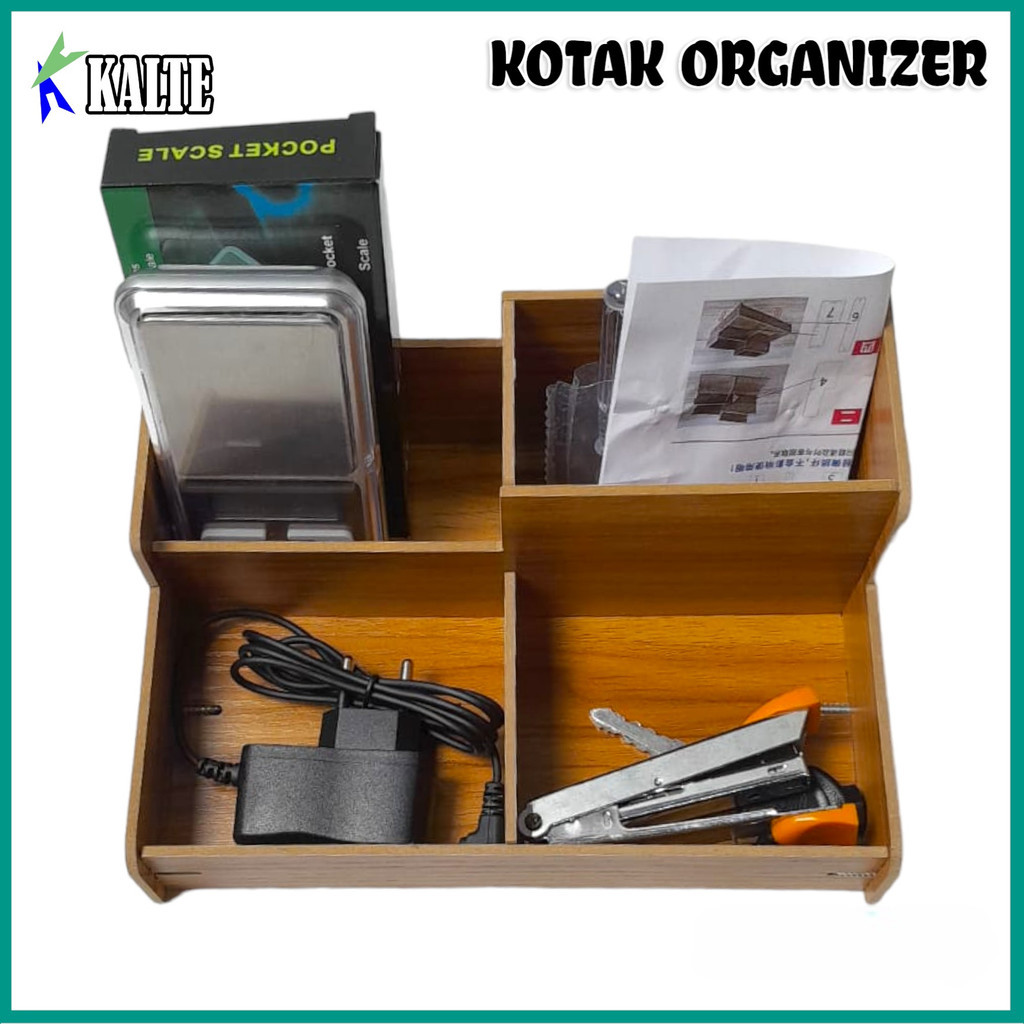 Rak Tempat Pensil & Pulpen Atk | Holder Hp Kayu