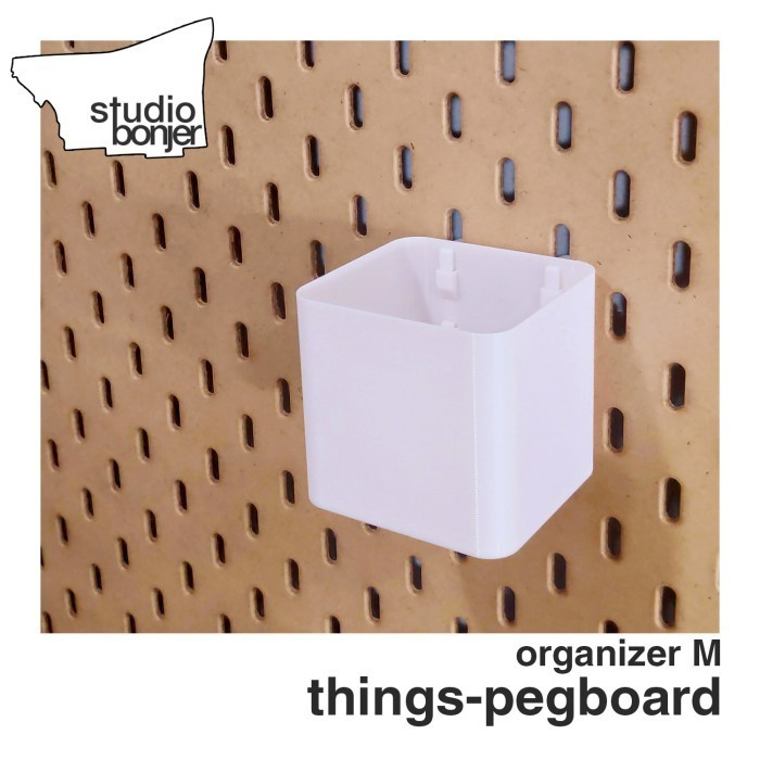 

Pegboard kotak organizer - M - aksesoris papan berlubang