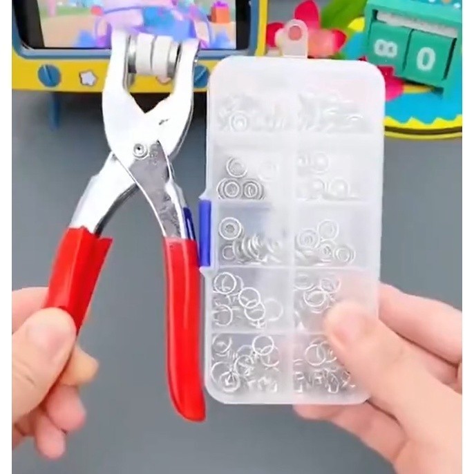 Snap Button Pliers Kancing Jepret Cetet Baju Celana Jeans 100 Pcs - Kancing Jepret