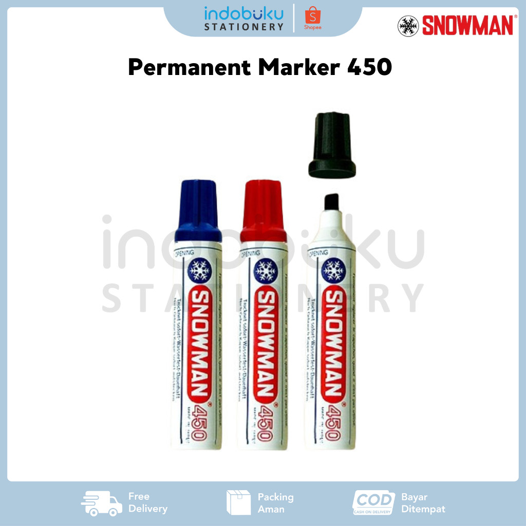 

Permanent Marker Snowman 450 / Spidol Permanen Snowman 450