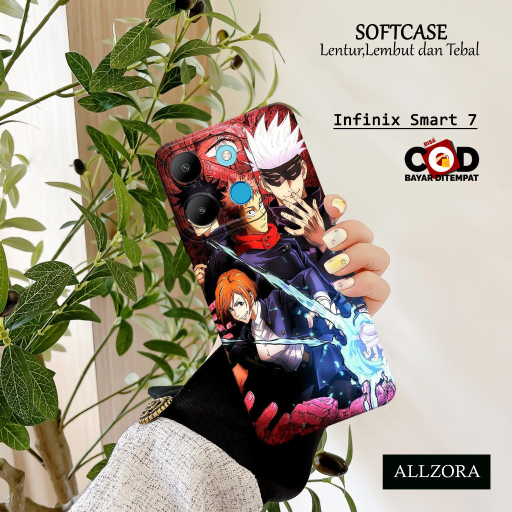 - Soft Case Infinix Smart 7 Terbaru - Fashion Case ANIME - Casing hp Infinix Smart 7 - Smart 5/Smart
