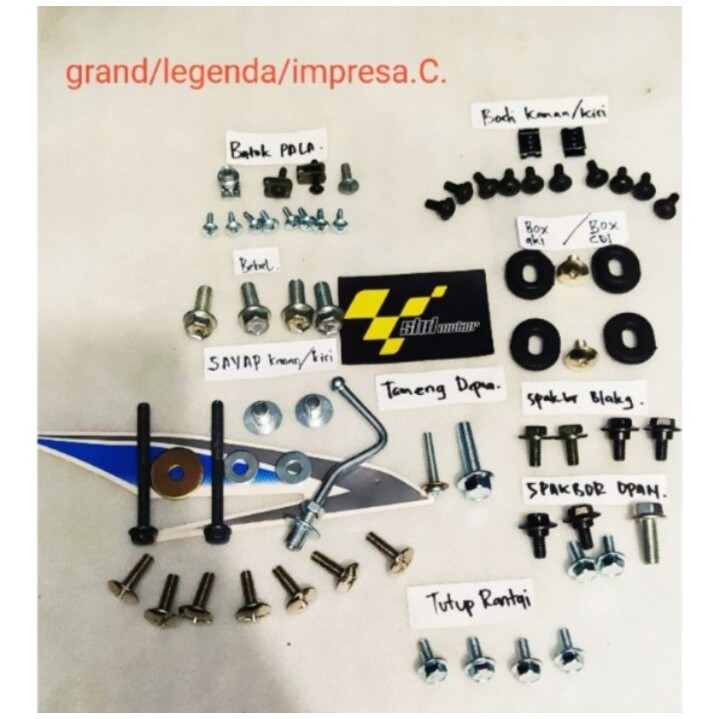 Baut fullset body grand/legenda/impresa