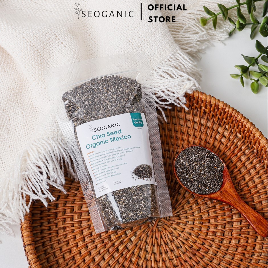 

Chia Seed 100gr Penurun Berat Badan Diet Sehat