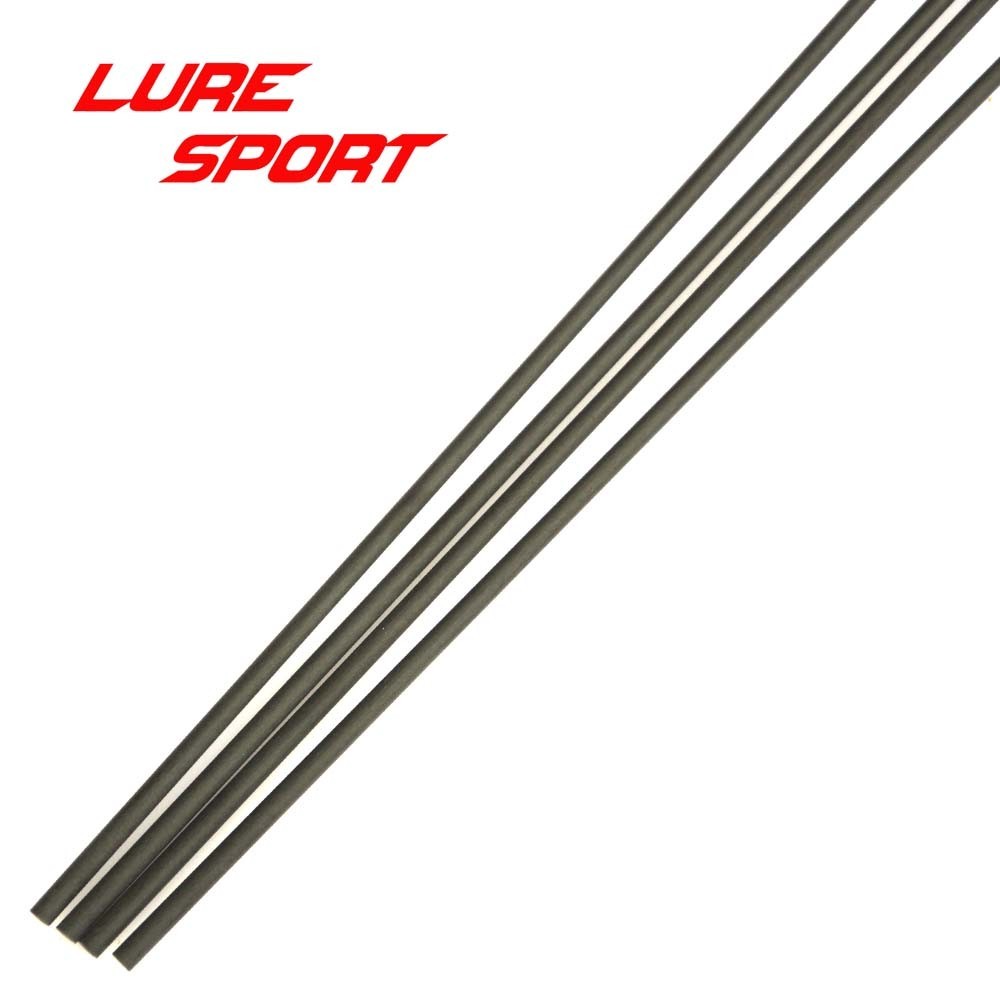LureSport 4pcs 46cm Solid carbon rod Tip blank no paint Rod building components Fishing Pole Repair 