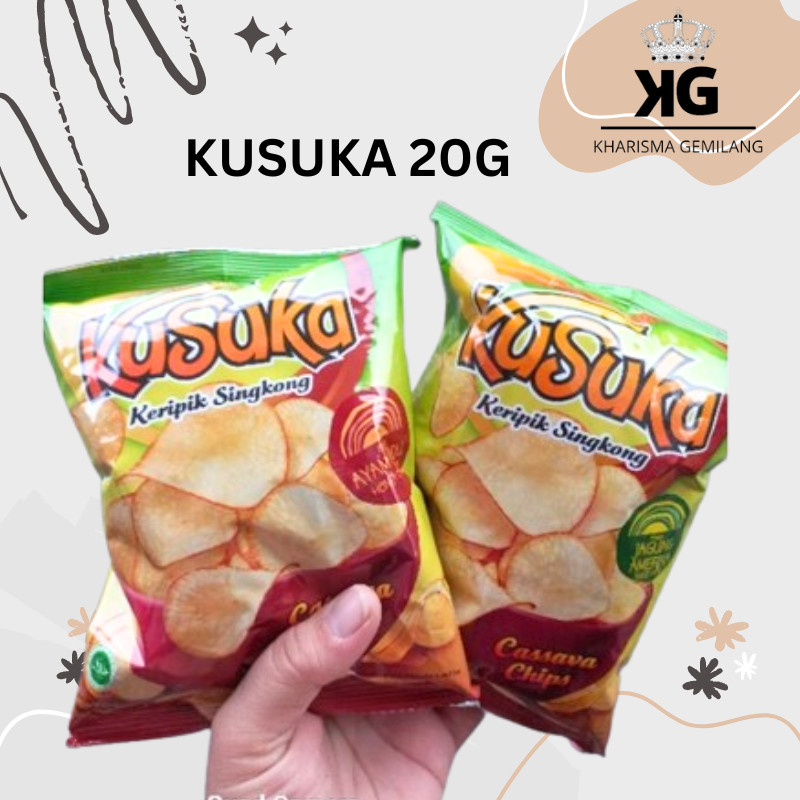 

KG - KUSUKA 20G (1 PCS KECIL) Keripik Singkong Snack Asin Chiki Rasa Ayam Madu Jagung