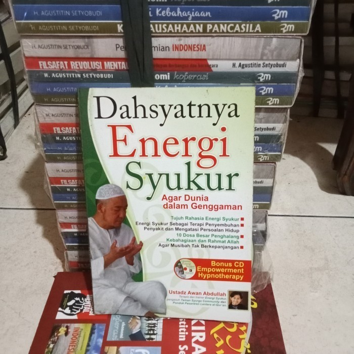 ORI BUKU DAHSYATNYA ENERGI SYUKUR. PLUS CD