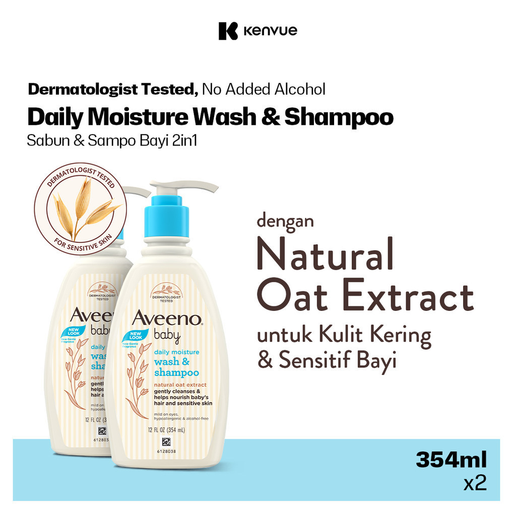 Aveeno Baby Wash & Shampoo Twin Set
