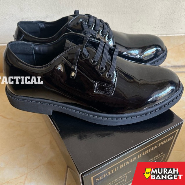 Sepatu pdh- SEPATU PDH JATAH POLRI original