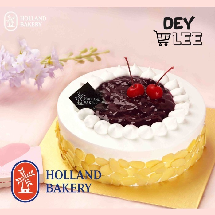 

HOLLAND BAKERY Blueberry Cheese Cake Bulat 17cm Kue Ulang Tahun Bandung