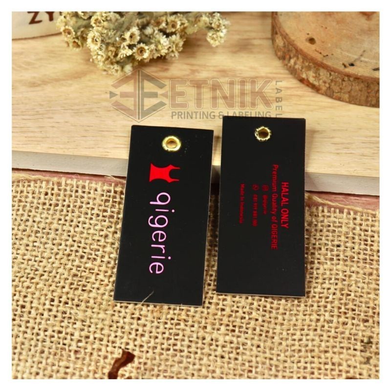 

hang tag label hangtag spot uv hangtag label Tag baju hangtag costum