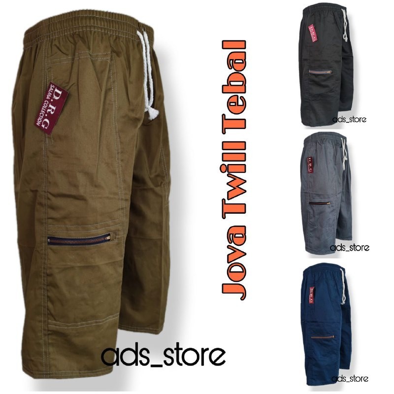 JUMBO Celana Kolor Panjang Pria 7/8 7 8 Celana Big Size Jumbo Pria Jova Twill Tebal Risa Shop27