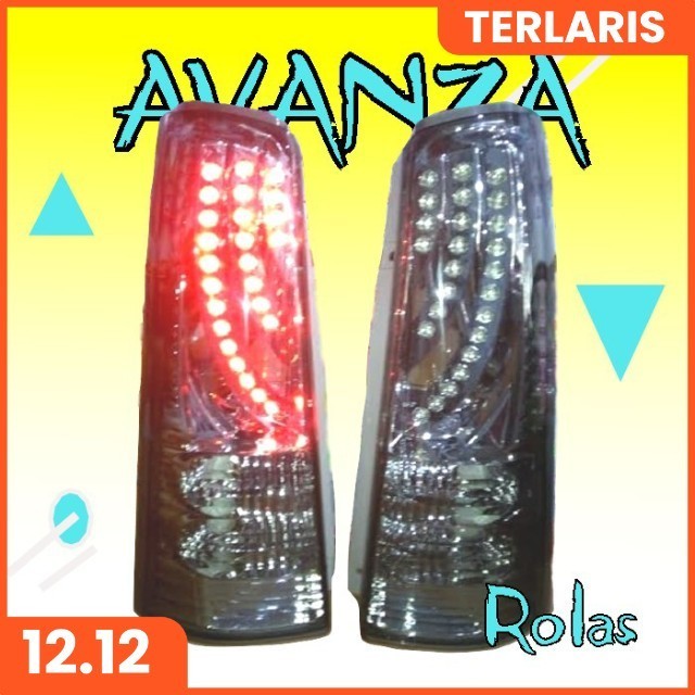 LAMPU STOP LAMP STOPLAMP AVANZA XENIA 2006 2004 2005 2007 2009 2010 2008 2011 BELAKANG LED SMOKE