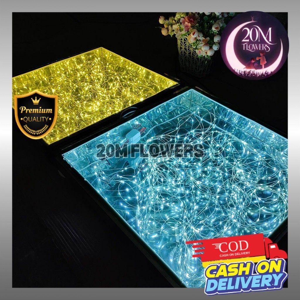 LAMPU KACA AKRILIK TEMPERED GLASS - LAMPU PANGGUNG - 1 SET ISI 4 PCS - STAGE LIGHTING LED STARLIT DA